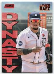 Javier Baez [Red] #4A Baseball Cards 2022 Stadium Club Dynasty and Destiny Prices