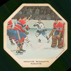 Backstrom, Pulford, Vachon Hockey Cards 1967 York Action Octagons Prices