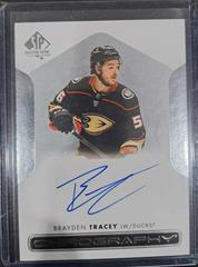 Brayden Tracey #C-BT Hockey Cards 2022 SP Authentic Chirography Autographs Prices