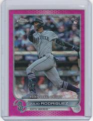 Julio Rodriguez [Pink Wave] #USC165 Baseball Cards 2022 Topps Chrome Update Prices