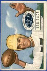 Bob Gage Football Cards 1951 Bowman Prices