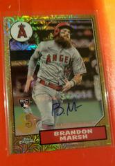 Brandon Marsh Baseball Cards 2022 Topps 1987 Autographs Prices