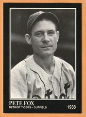 Pete Fox #197 Baseball Cards 1991 Conlon Collection Prices