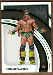 Ultimate Warrior [Green] Wrestling Cards 2022 Panini Immaculate WWE Prices