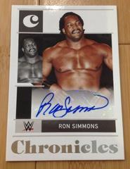 Ron Simmons Wrestling Cards 2022 Panini Chronicles WWE Signatures Prices