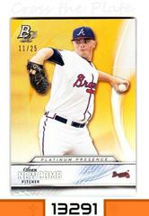 Sean Newcomb [Orange] Baseball Cards 2016 Bowman Platinum Presence Prices