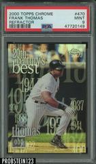 Frank Thomas [Refractor] Baseball Cards 2000 Topps Chrome Prices