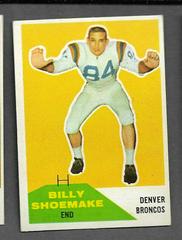 Billy Shoemake Football Cards 1960 Fleer Prices