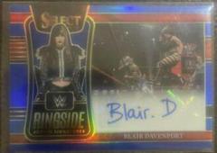 Blair Davenport [Blue Prizm] Wrestling Cards 2022 Panini Select WWE Ringside Action Signatures Prices