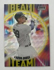 Aaron Judge [Wave] #BT-12 Baseball Cards 2022 Stadium Club Chrome Beam Team Prices