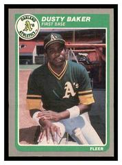 Dusty Baker #U-3 Baseball Cards 1985 Fleer Update Prices
