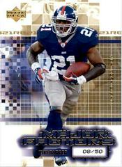 Tiki Barber [Gold] #118 Football Cards 2003 Upper Deck Finite Prices