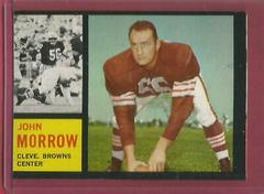 John Morrow #31 Football Cards 1962 Topps Prices
