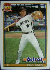 Craig Biggio #565 Baseball Cards 1991 Topps Prices