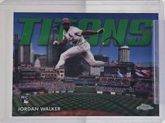 Jordan Walker [Green] Baseball Cards 2023 Topps Chrome Titans Prices