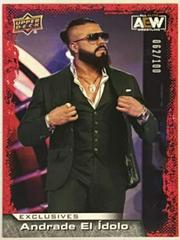 Andrade El Idolo [Memorabilia Red] #62 Wrestling Cards 2022 Upper Deck AEW Prices