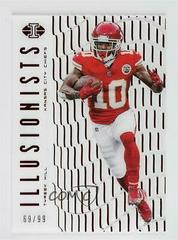 Tyreek Hill [Red] Football Cards 2018 Panini Illusions Illusionists Prices