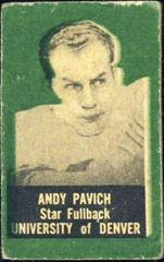 Andy Pavich Football Cards 1950 Topps Felt Backs Prices