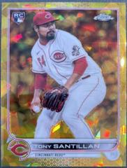 Tony Santillan [Gold] #111 Baseball Cards 2022 Topps Chrome Sapphire Prices