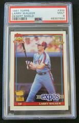 Larry Walker #339 Baseball Cards 1991 Topps Desert Shield Prices