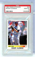 Roger Clemens Baseball Cards 1990 Panini Stickers Prices