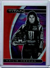 Hailie Deegan [Red] #16 Racing Cards 2021 Panini Chronicles NASCAR Titan Prices