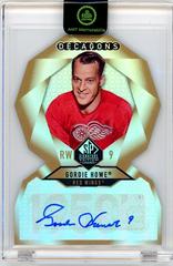Gordie Howe [Gold Autograph] Hockey Cards 2020 SP Signature Edition Legends Decagons Prices
