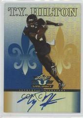 T.Y. Hilton [Autograph Blue] Football Cards 2012 Leaf Valiant Prices