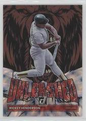 Rickey Henderson [Silver] Baseball Cards 2022 Panini Donruss Unleashed Prices