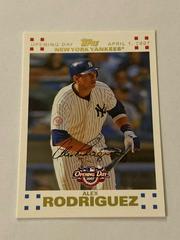 Alex Rodriguez [Gold] #119 Baseball Cards 2007 Topps Opening Day Prices