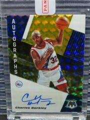 Charles Barkley [Gold] Basketball Cards 2019 Panini Mosaic Autographs Prices