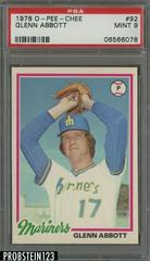 Glenn Abbott Baseball Cards 1978 O Pee Chee Prices