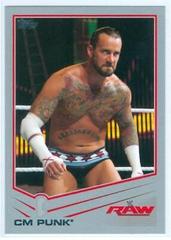 CM Punk [Silver] Wrestling Cards 2013 Topps WWE Prices