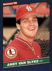 Andy Van Slyke #412 Baseball Cards 1986 Donruss Prices