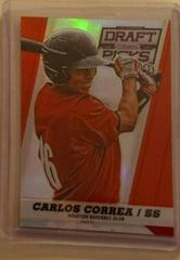 Carlos Correa [Red Prizm] #11 Baseball Cards 2013 Panini Prizm Perennial Draft Picks Prices