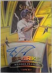 Wander Franco [Gold] Baseball Cards 2022 Panini Select Sparks Signatures Prices