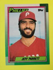 Jeff Parrett #439 Baseball Cards 1990 Topps Tiffany Prices