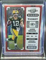 Aaron Rodgers [Red] #23 Football Cards 2022 Panini Contenders Optic Prices