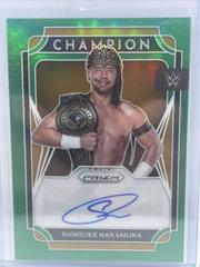 Shinsuke Nakamura [Green Prizm] #CS-SKN Wrestling Cards 2022 Panini Prizm WWE Champion Signatures Prices