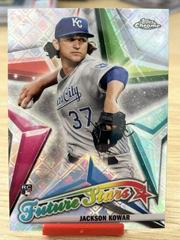 Jackson Kowar #FS-3 Baseball Cards 2022 Topps Chrome Logofractor Future Stars Prices