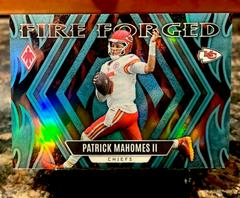 Patrick Mahomes II [Teal] #FF-1 Football Cards 2023 Panini Phoenix Fire Forged Prices
