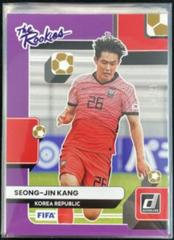 Seong jin Kang [Purple] #9 Soccer Cards 2022 Panini Donruss The Rookies Prices