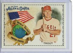 Mike Trout Baseball Cards 2018 Topps Allen & Ginter World Talent Prices