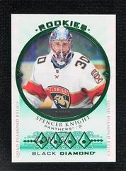 Spencer Knight [Emerald Triple] #BDR-SK Hockey Cards 2021 Upper Deck Black Diamond Rookie Relic Prices