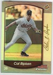 Cal Ripken Jr. [Refractor] #105 Baseball Cards 2000 Bowman Chrome Prices