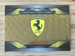 Scuderia Ferrari [Gold Wave Refractor] #CC-SF Racing Cards 2023 Topps Chrome Formula 1 Constructor’s Crest Prices