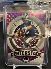 Roger Staubach [Purple] Football Cards 2022 Panini Mosaic Center Stage Prices