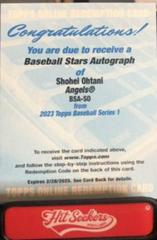 Shohei Ohtani #BSA-SO Baseball Cards 2023 Topps Series 1 Stars Autographs Prices