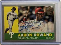 Aaron Rowand [Silver] #60FF-AR Baseball Cards 2022 Topps Archives 1960 Fan Favorites Autographs Prices