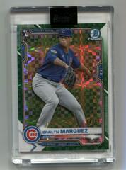 Brailyn Marquez [Green Refractor] #100 Baseball Cards 2021 Bowman Chrome Prices